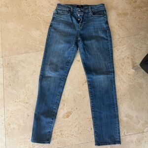 7 For All Mankind Women's Skinny Jeans in Blue